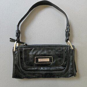 Kenneth Cole Reaction Black Baguette Handbag